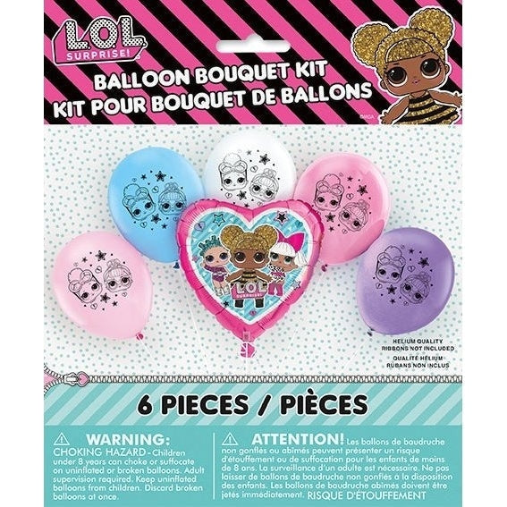 Lol Surprise Foil & Latex Balloon Kit 6Pc