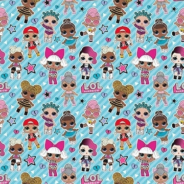 Lol Surprise Gift Wrap 30" X 5 Ft
