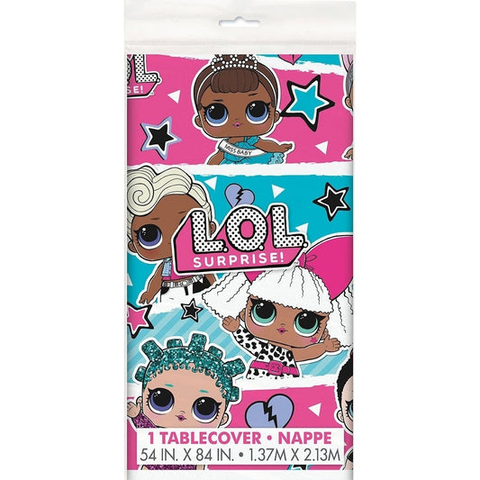Lol Surprise ReCountangular Plastic Table Cover 54" X 84"