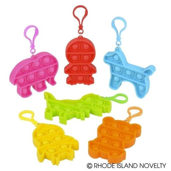 Loot - Pop It Fidget Clip Animal Assorted