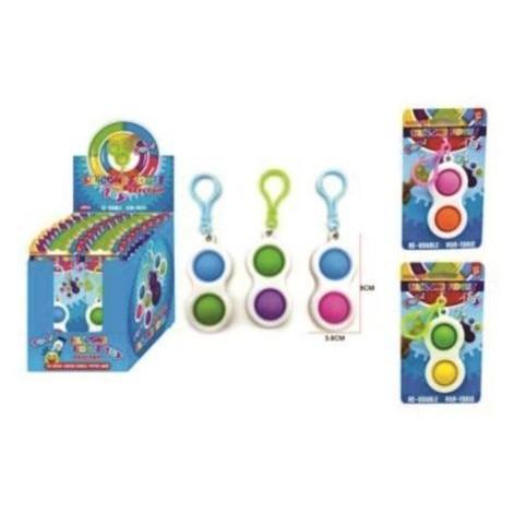 Loot - Pop It Fidget Keychain 2-Color