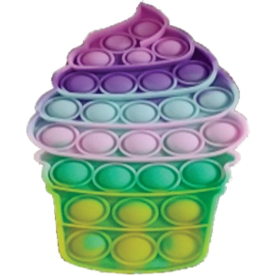 Loot - Pop It Fidget Toy Pastel Cupcake