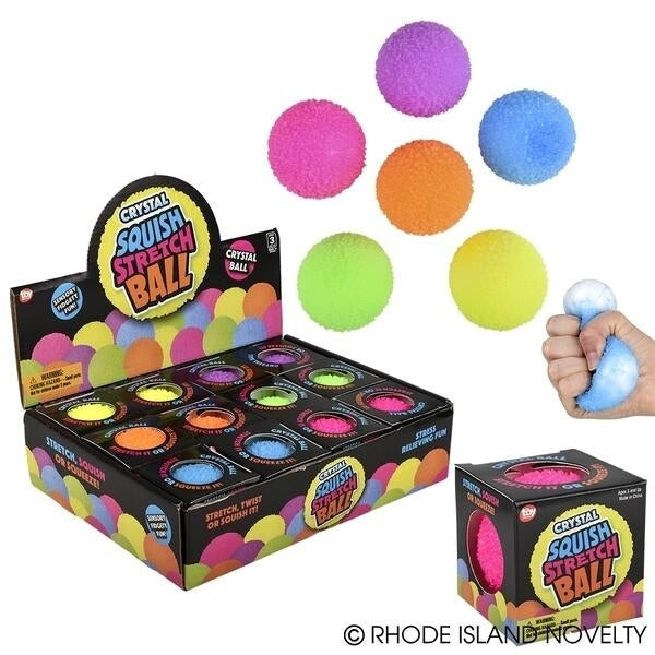 Loot - Squish Gummi Ball Crystal Stretch 2.5"