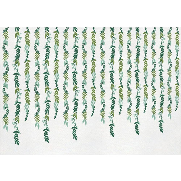 Love And Leaves Canvas Backdrop