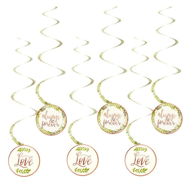 Love And Leaves Value Pack Spiral Decorations