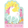 Magical Unicorn Postcard Invitations