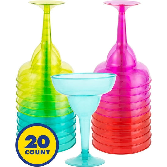 Margarita Glasses - Fiesta Colors