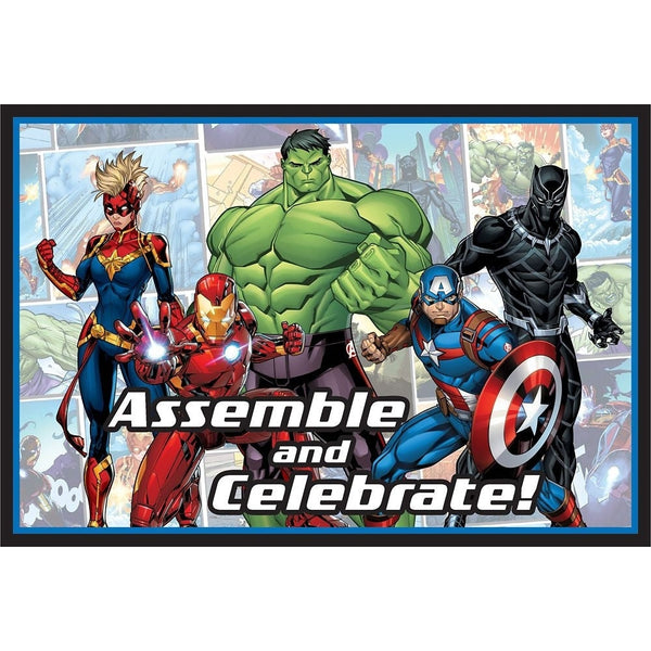 Marvel Avengers Powers Unite Tm Postcard Invitations