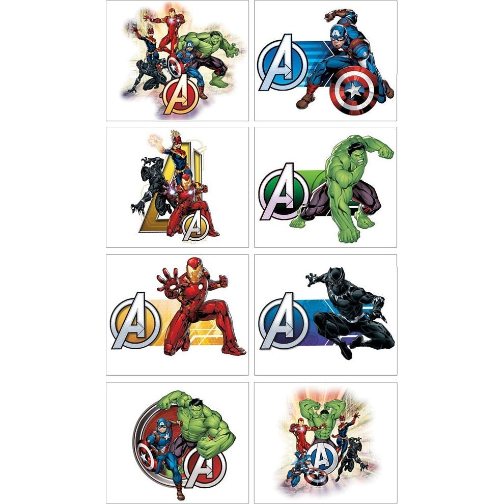 Marvel Avengers Powers Unite Tm Tattoos
