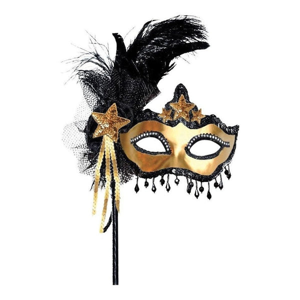 Glitzy Mask On A Stick