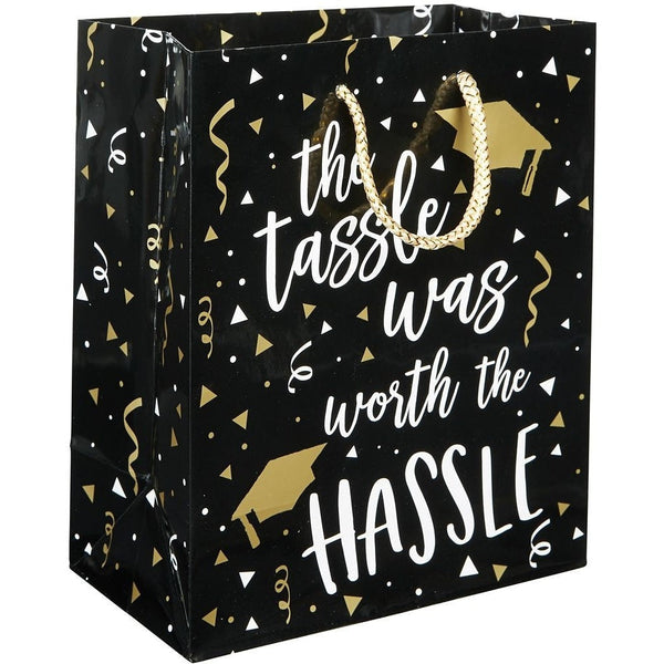Medium Glossy Gift Bag - The Tassel Was Worth The Hassle