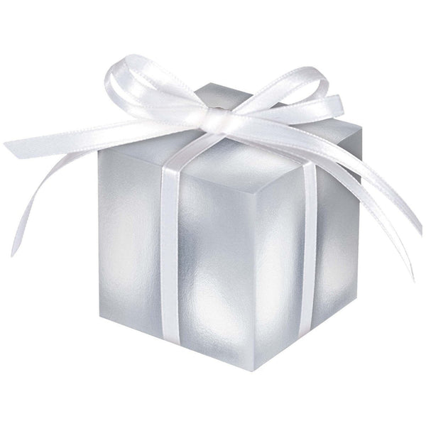 Mega Pack Favor Boxes - Silver