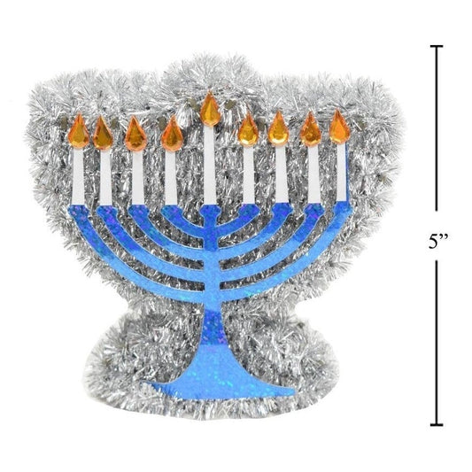 Menorah Tinsel Decoration