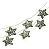 Metal Stars Battery Operated Led String Lights