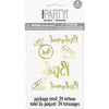 Metallic Foil Bachelorette Party Tattoos, 24 Count