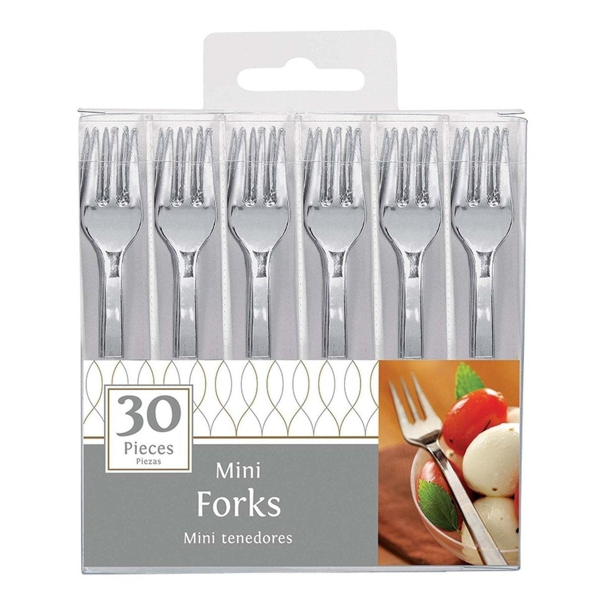 Mini Forks Hi-Count. - Silver