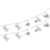 Mini Globes Silver Mercury Battery Operated Led String Lights