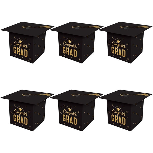 Mini Grad Cap Favor Boxes