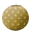 Mini Hot Stamp Lanterns - Gold
