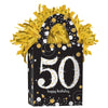Mini Tote Balloon Weight - Sparkling Celebration 50Th Birthday