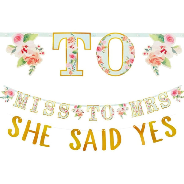 Mint To Be Jumbo Letter Banner Kit