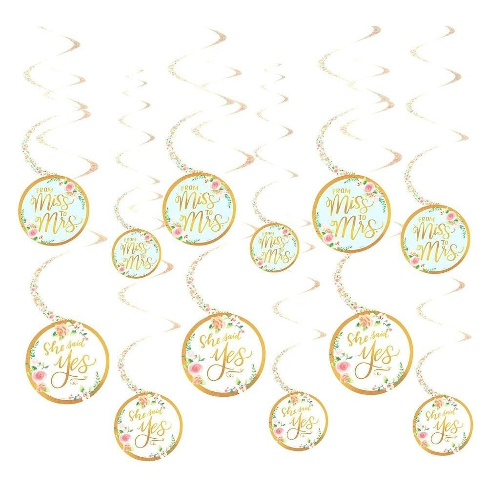 Mint To Be Value Pack Spiral Decorations