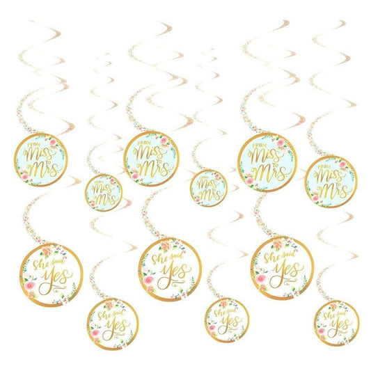 Mint To Be Value Pack Spiral Decorations
