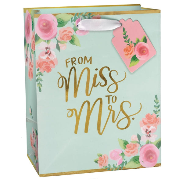 Mint To Be Wedding Medium Bag W/ Gift Tag