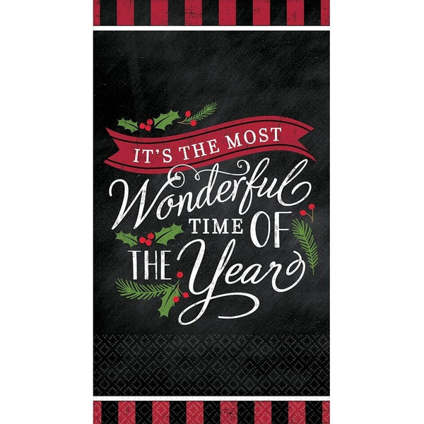 Most Wonderful Time Guest Towel