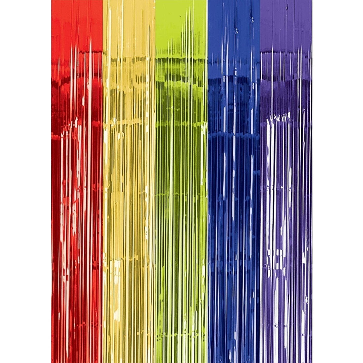 Multi Metallic Curtain 3' X 8'