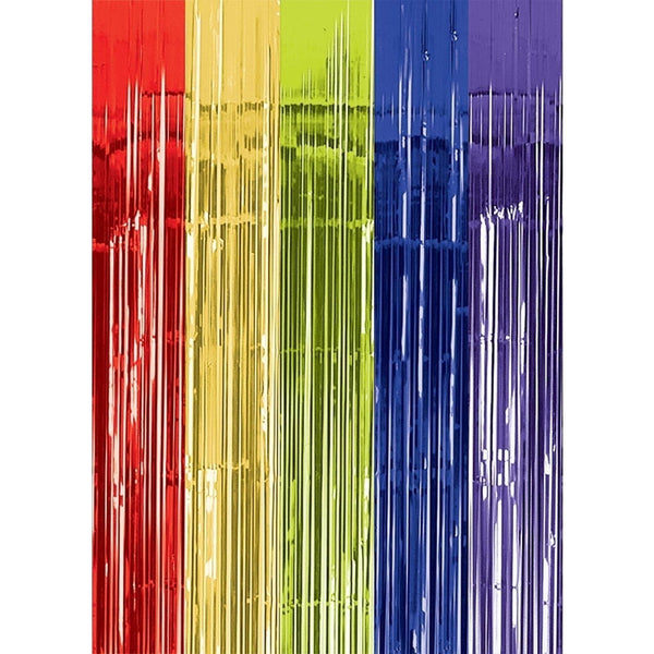 Multi Metallic Curtain 3' X 8'