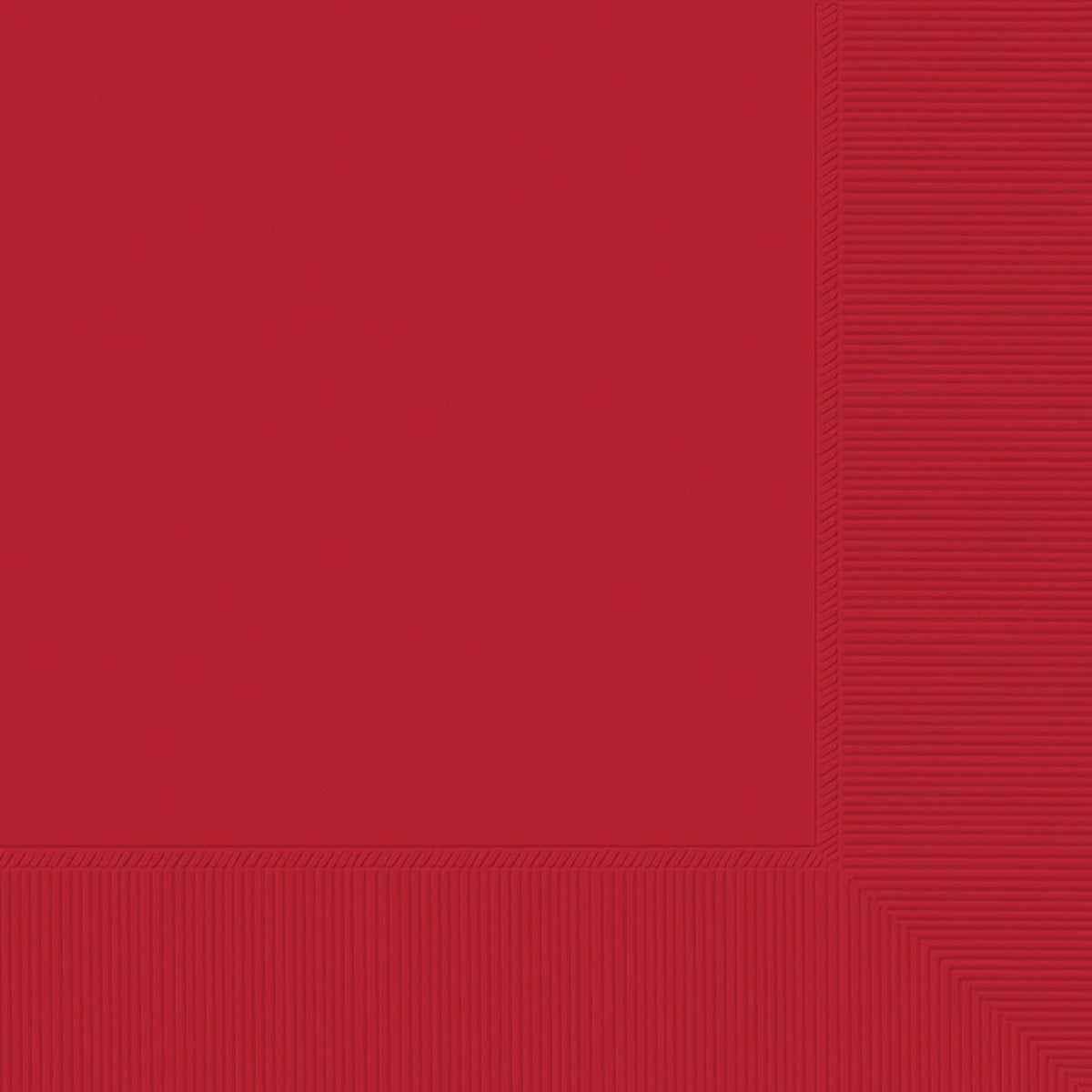 Beverage Napkins, 40 Count. - Apple Red