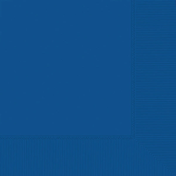 Beverage Napkins, 40 Count. - Bright Royal Blue