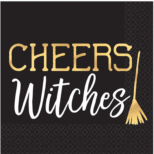 Beverage Napkin - Cheer Witch