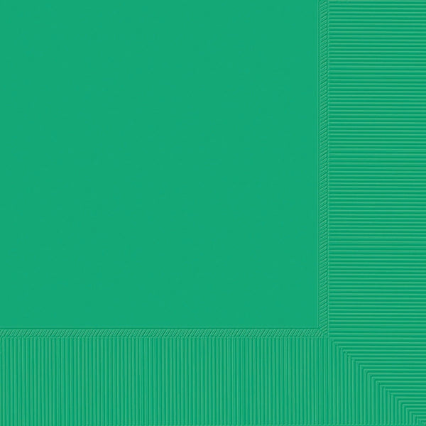 Beverage Napkins, 40 Count. - Festive Green