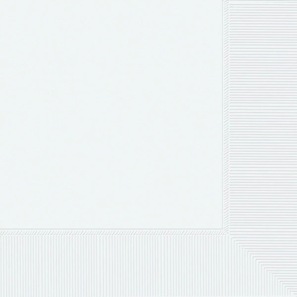 Beverage Napkins, 100 Count. - Frosty White