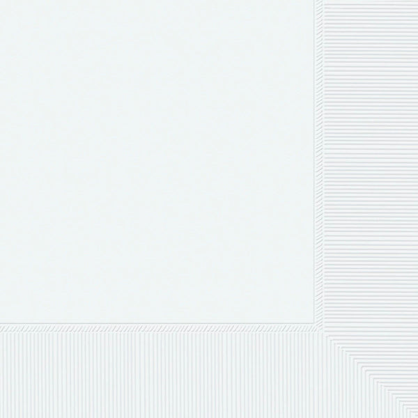 Beverage Napkins, 40 Count. - Frosty White