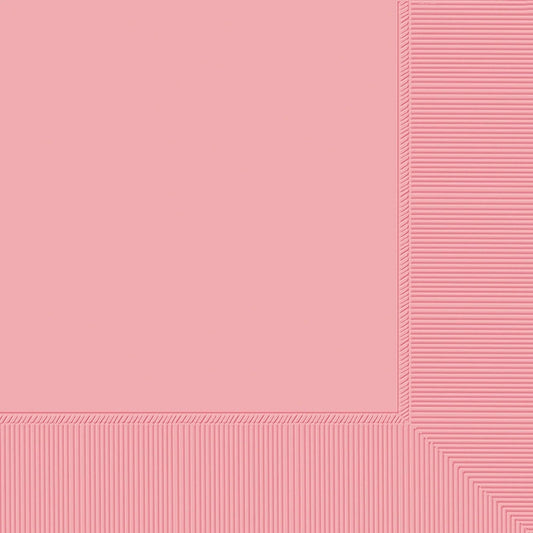 Beverage Napkins, 40 Count. - New Pink