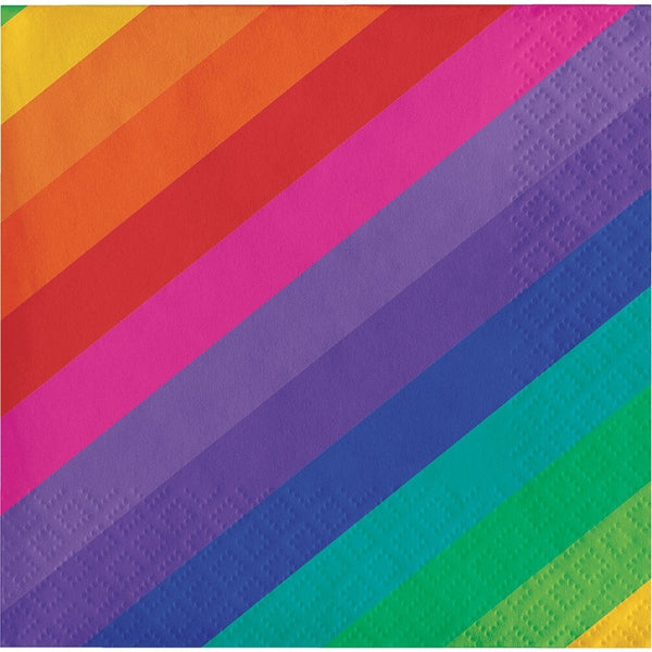 Rainbow Beverage Napkins