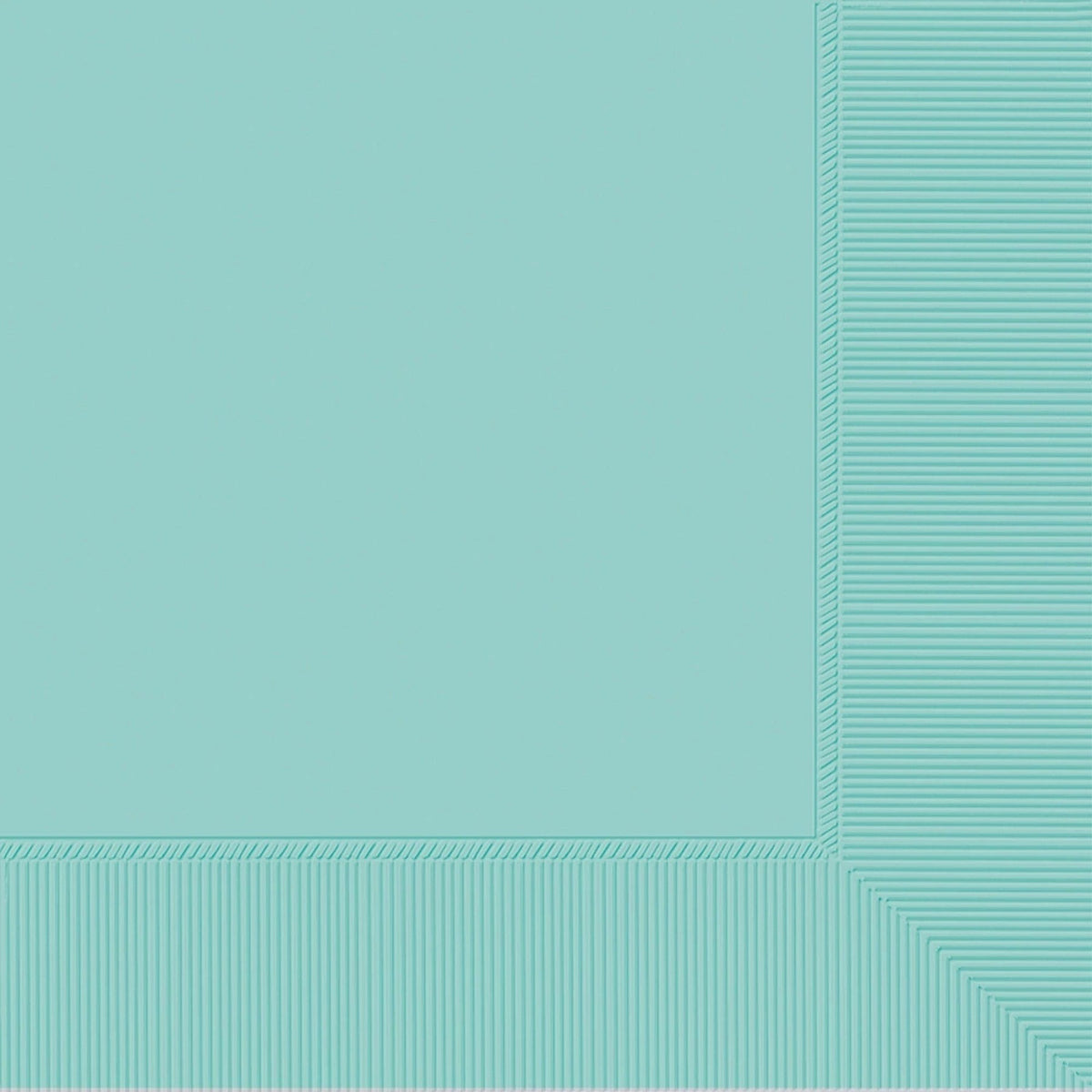 Beverage Napkins, 40 Count. - Robin's-Egg Blue