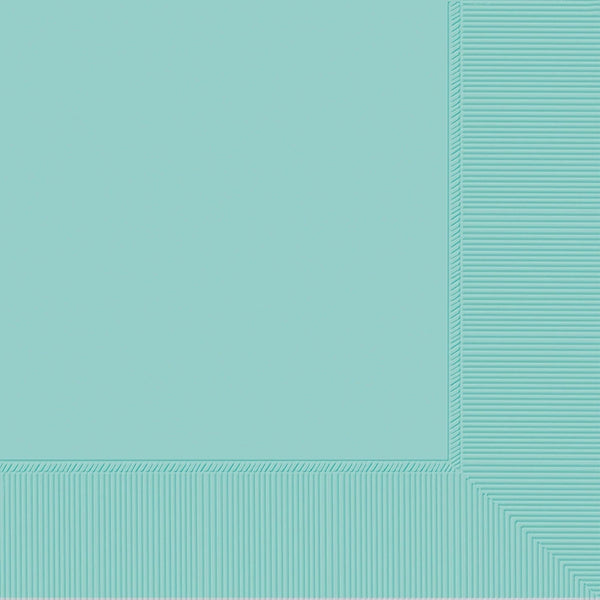 Beverage Napkins, 40 Count. - Robin's-Egg Blue