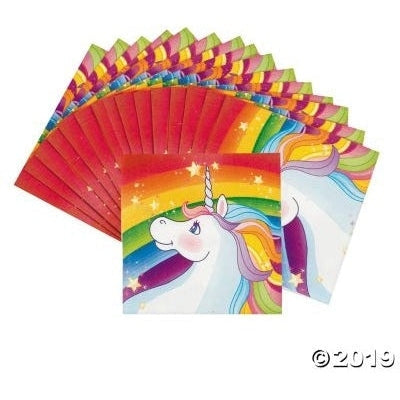 Beverage Napkin - Unicorn