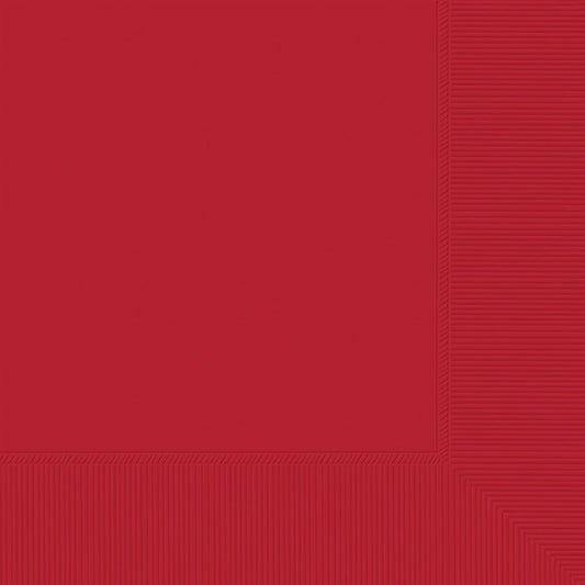Dinner Napkins, 40 Count. - Apple Red