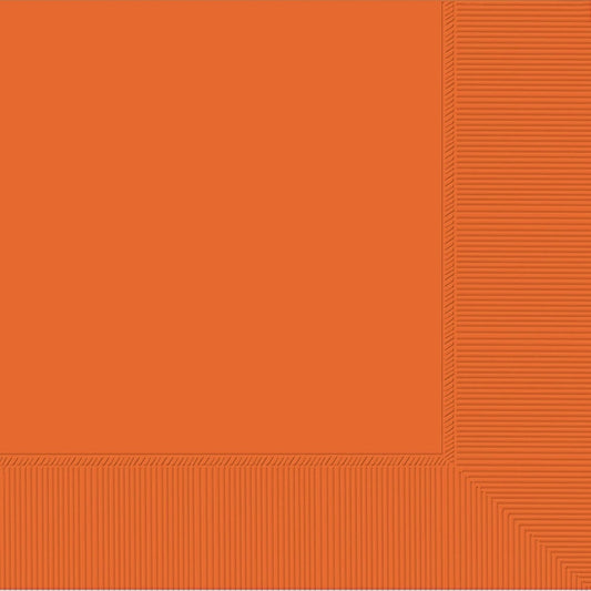 Dinner Napkins, 40 Count. - Orange Peel