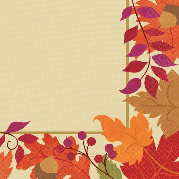 Festive Fall Dinner Napkins