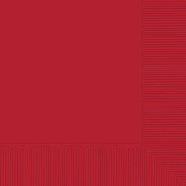 Luncheon Napkins, 40 Count. - Apple Red