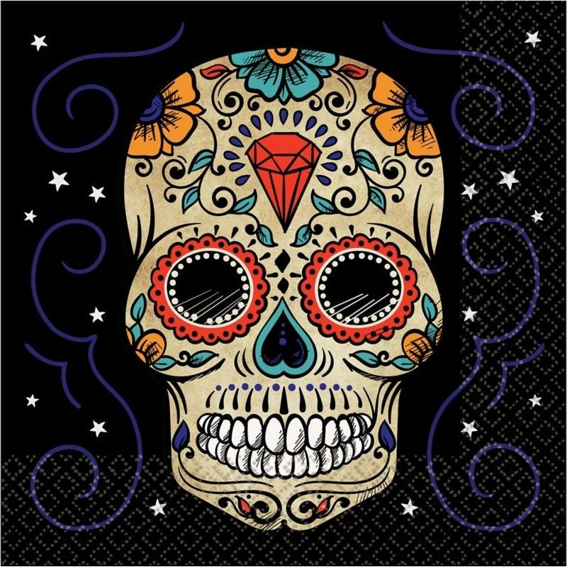 Lunch Napkin - Day Of Dead Sugar Skull