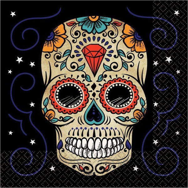 Lunch Napkin - Day Of Dead Sugar Skull