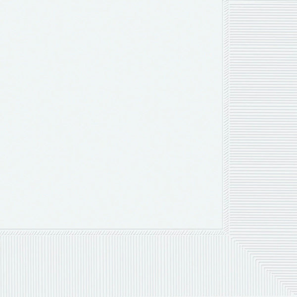 Luncheon Napkins, 40 Count. - Frosty White