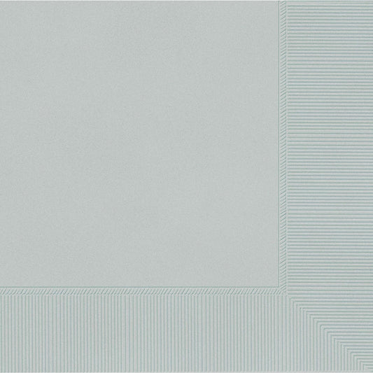 Luncheon Napkins, 40 Count. - Silver